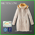 polyester 32S super windproof women winter jacket OEM OEKO-TEX
